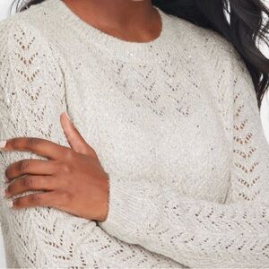 Talbots Creamy White Sweater
